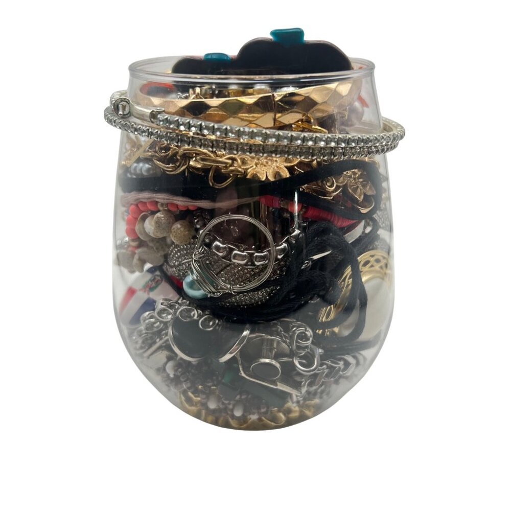 Mystery Jewelry Jar Vintage to Now 1.5 Lb Wearable Sellable Approx 50 Pcs Mixed - Picture 5 of 9